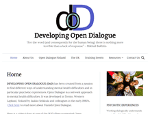 Tablet Screenshot of developingopendialogue.com